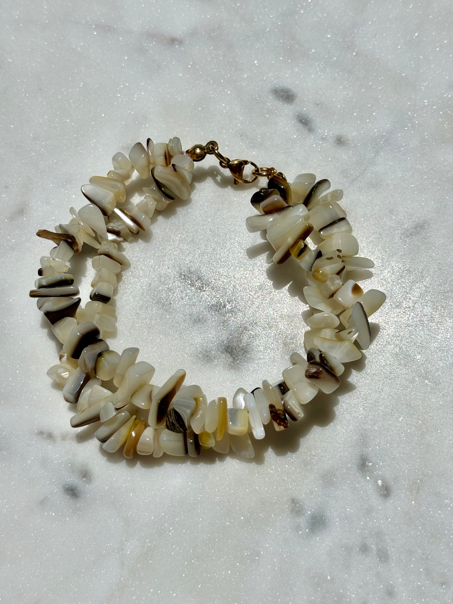 Shell Double Stack Bracelet