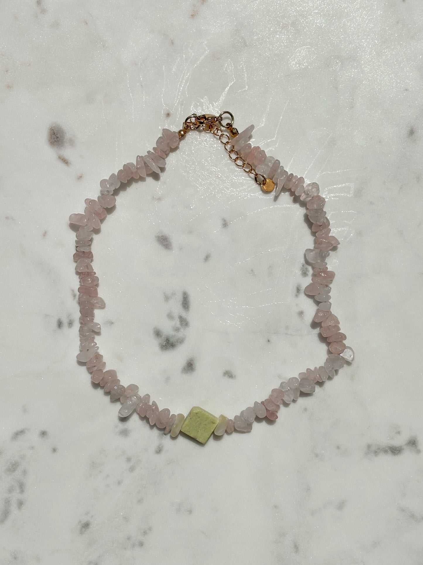 Quartz Palm Necklace