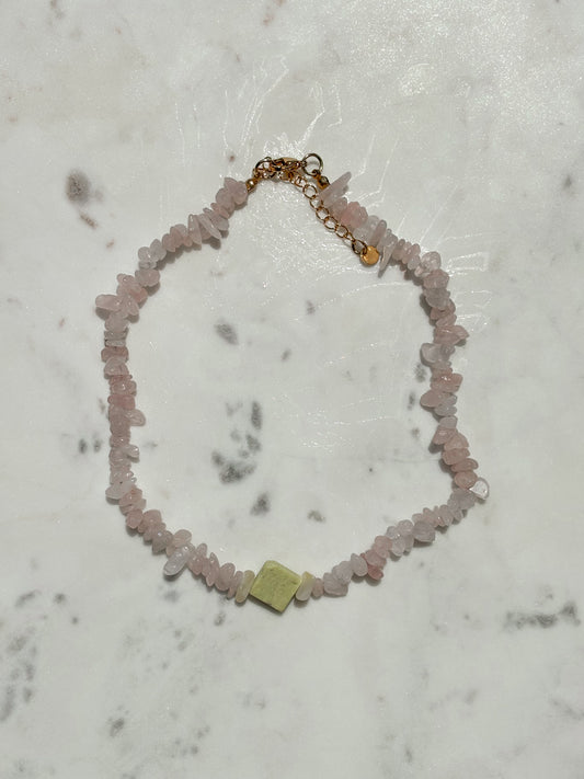 Quartz Palm Necklace